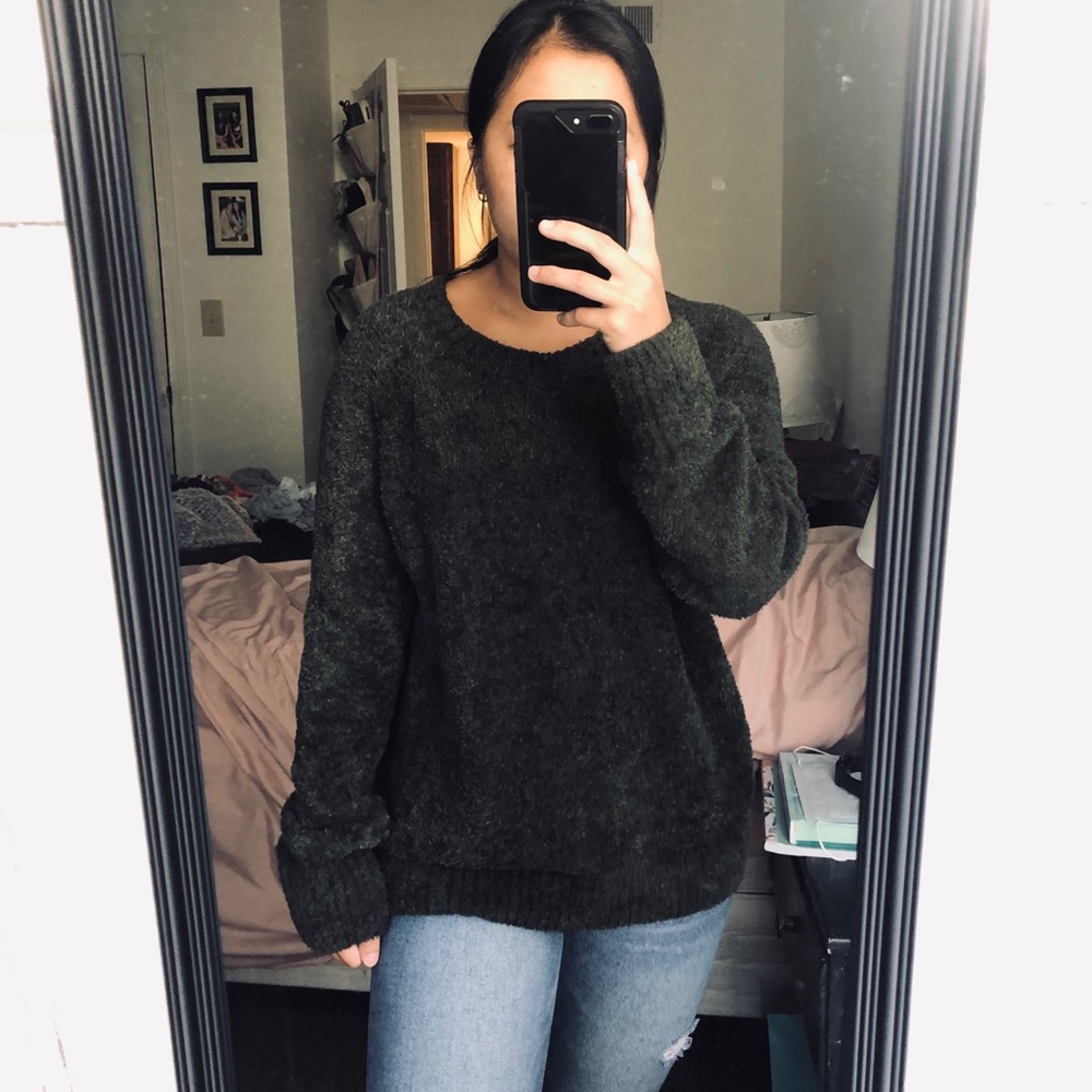 Green sweater